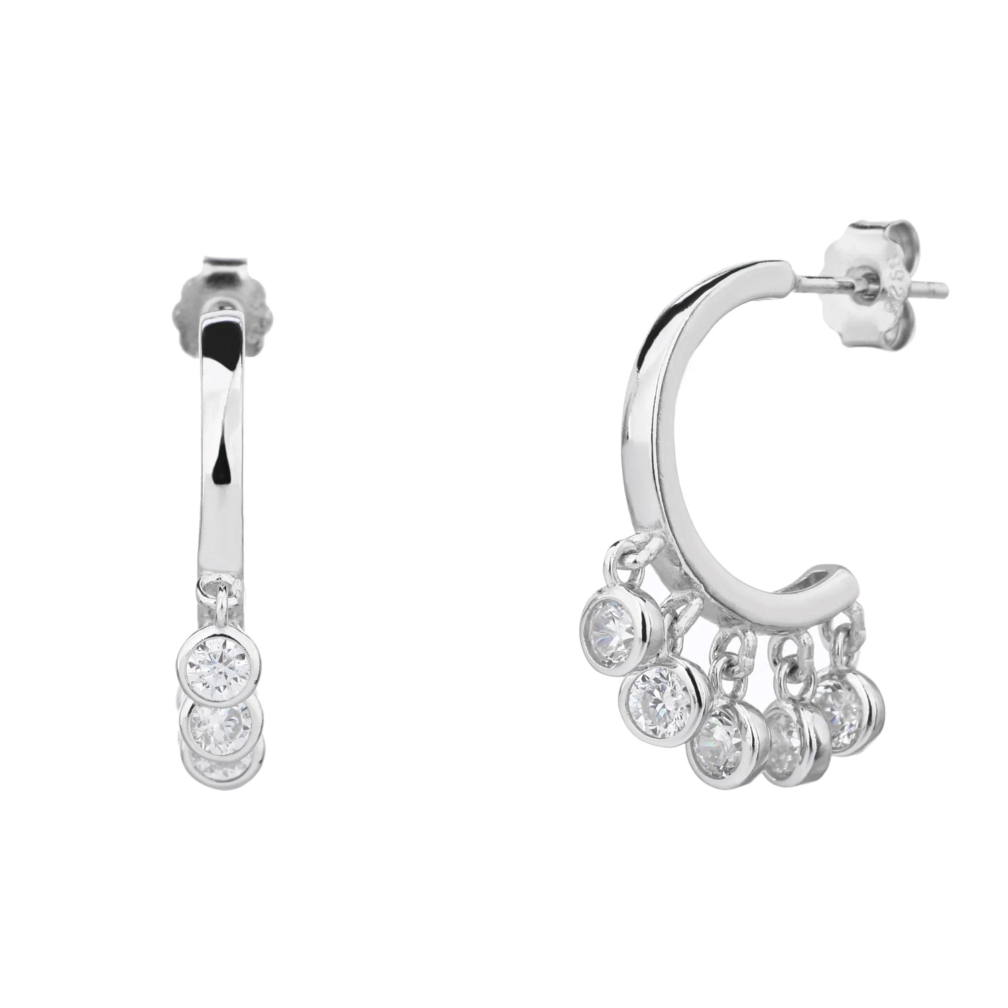 עגיל FLSI7011 - 1 - | Kalimira Jewelry | תכשיטי כסף Kalimira | إكسسوارات فضة Kalimira