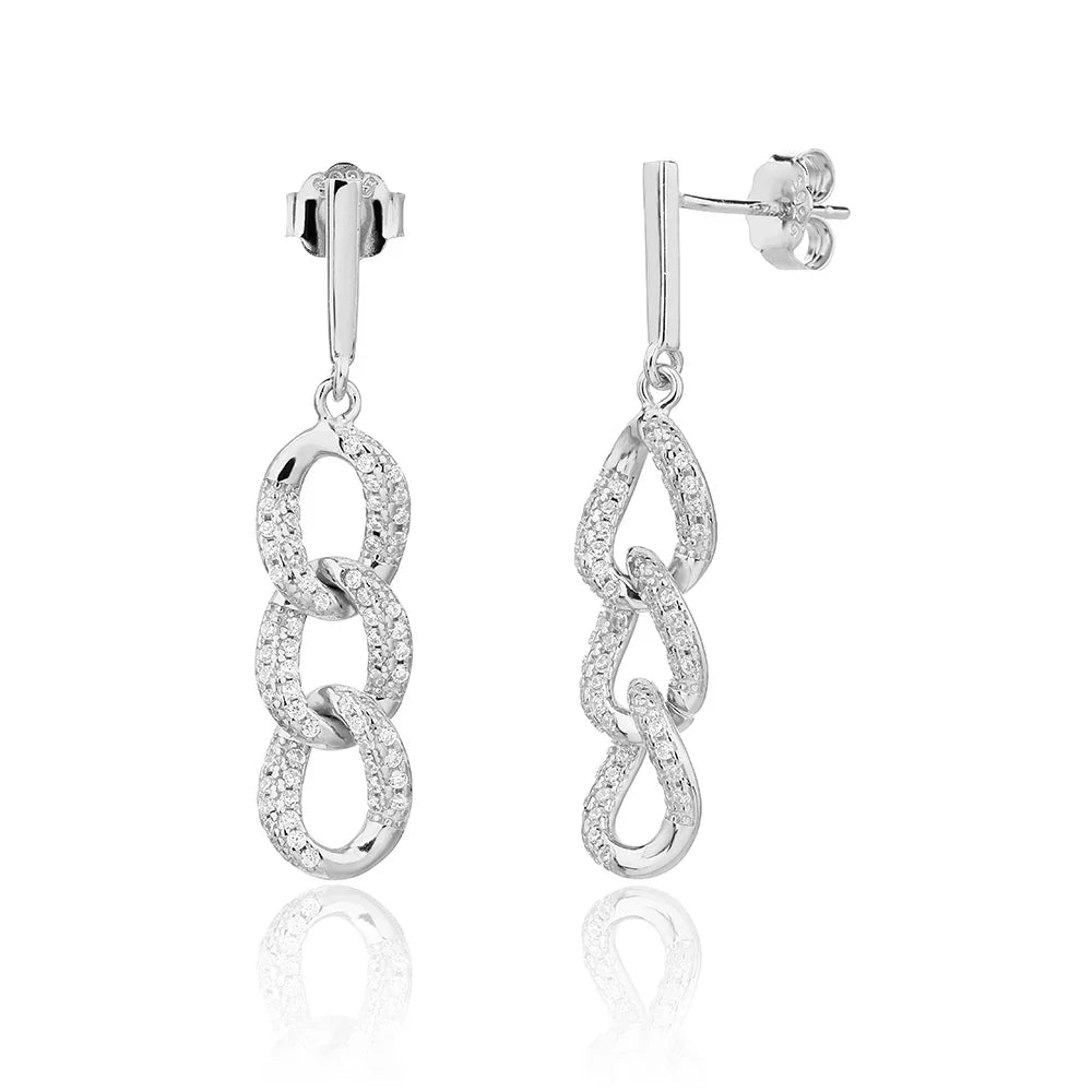 עגיל ZSI710 - 1 - | Kalimira Jewelry | תכשיטי כסף Kalimira | إكسسوارات فضة Kalimira