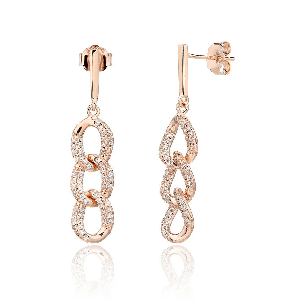 עגיל ZSI710 - 2 - | Kalimira Jewelry | תכשיטי כסף Kalimira | إكسسوارات فضة Kalimira