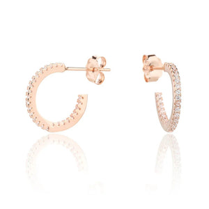 עגילי חישוק כסף 925 – טרנד יומיומי נצחי - | Kalimira Jewelry | תכשיטי כסף Kalimira | إكسسوارات فضة Kalimira