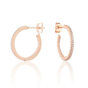 עגילי חישוק כסף 925 – טרנד יומיומי נצחי - | Kalimira Jewelry | תכשיטי כסף Kalimira | إكسسوارات فضة Kalimira