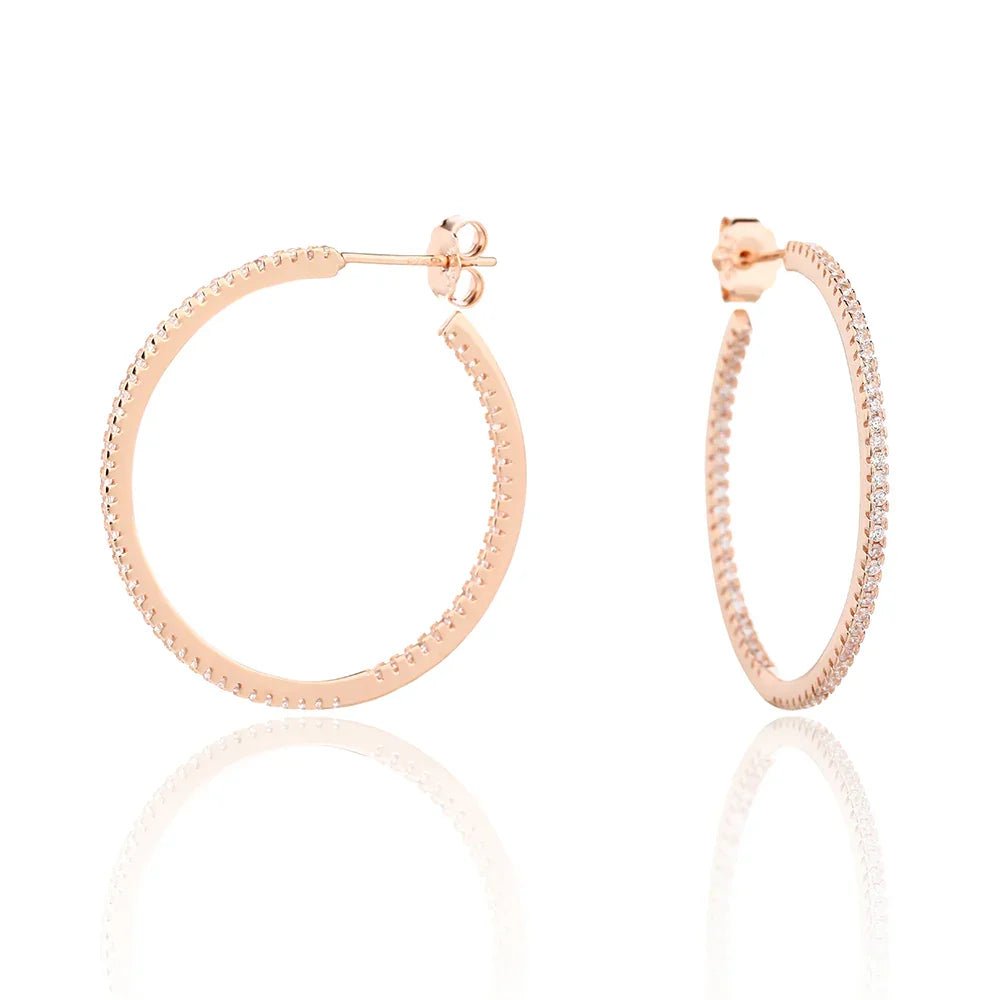 עגילי חישוק כסף 925 – טרנד יומיומי נצחי - | Kalimira Jewelry | תכשיטי כסף Kalimira | إكسسوارات فضة Kalimira