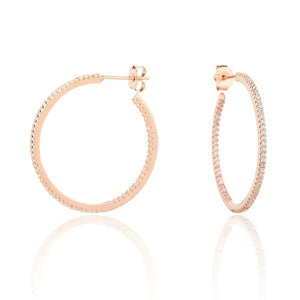 עגילי חישוק כסף 925 – טרנד יומיומי נצחי - | Kalimira Jewelry | תכשיטי כסף Kalimira | إكسسوارات فضة Kalimira