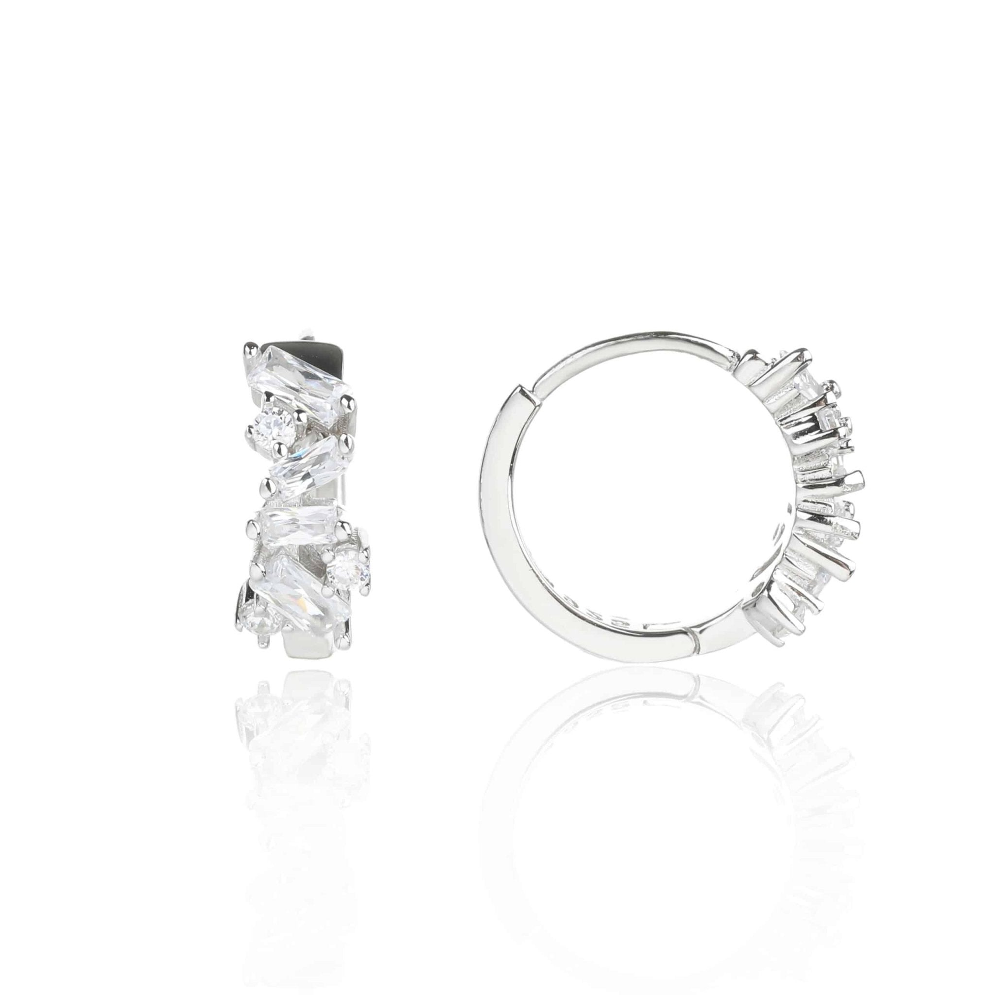 עגילי חישוק כסף 925 – טרנד יומיומי נצחי - | Kalimira Jewelry | תכשיטי כסף Kalimira | إكسسوارات فضة Kalimira