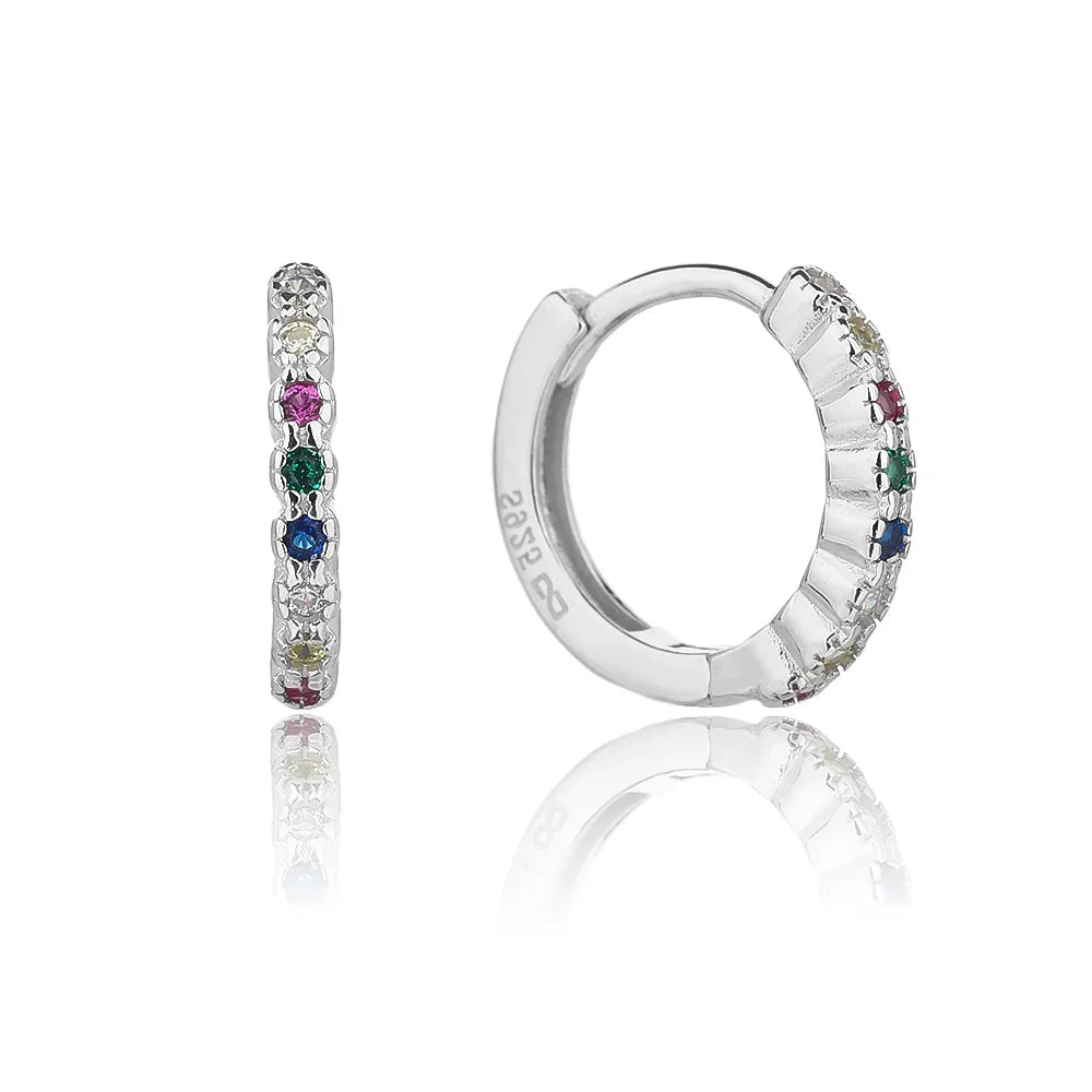 עגילי חישוק כסף 925 – טרנד יומיומי נצחי - | Kalimira Jewelry | תכשיטי כסף Kalimira | إكسسوارات فضة Kalimira