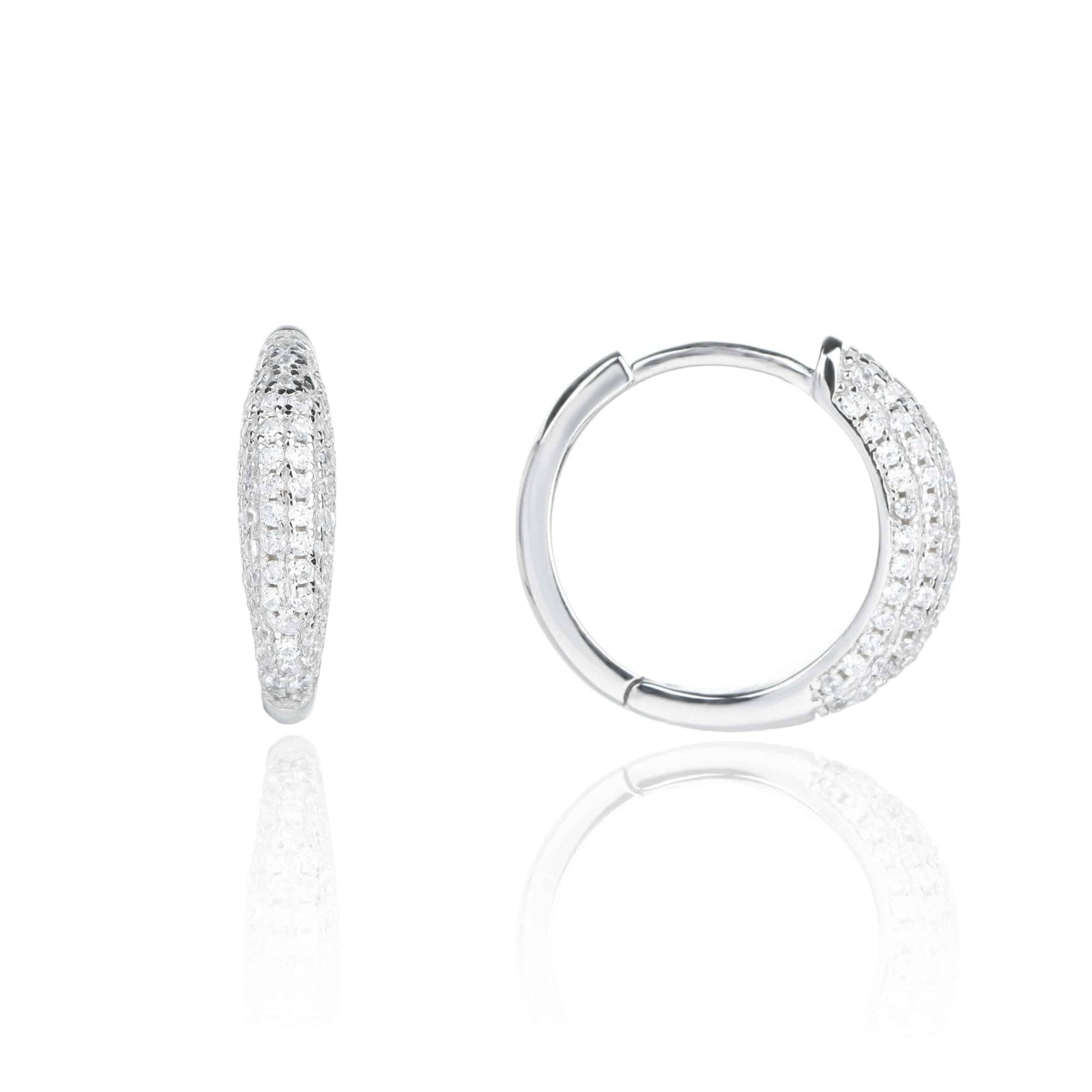 עגילי חישוק כסף 925 – טרנד יומיומי נצחי - | Kalimira Jewelry | תכשיטי כסף Kalimira | إكسسوارات فضة Kalimira