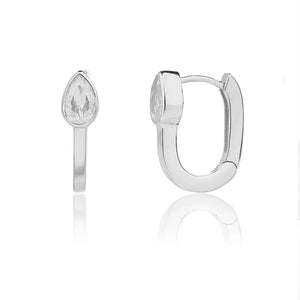 עגילי חישוק כסף 925 – טרנד יומיומי נצחי - | Kalimira Jewelry | תכשיטי כסף Kalimira | إكسسوارات فضة Kalimira