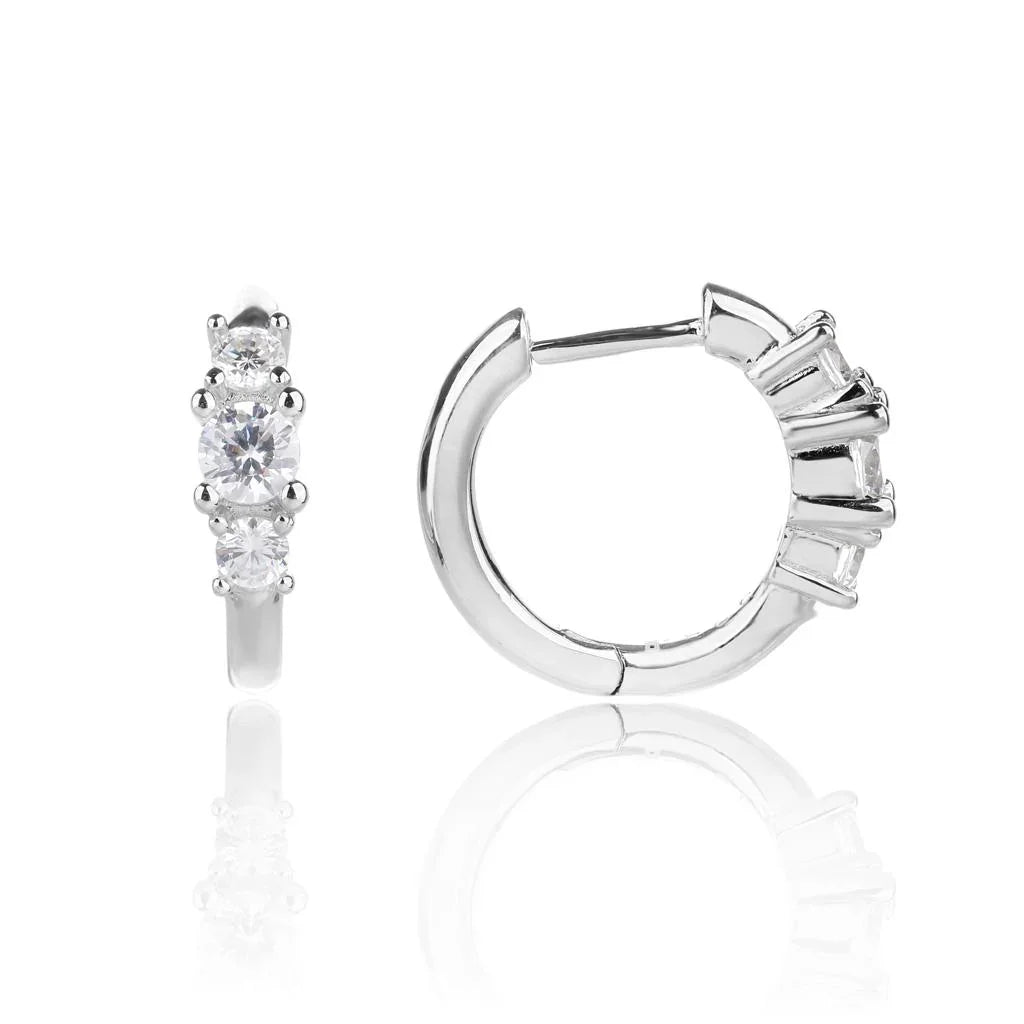 עגילי חישוק כסף 925 – טרנד יומיומי נצחי - | Kalimira Jewelry | תכשיטי כסף Kalimira | إكسسوارات فضة Kalimira