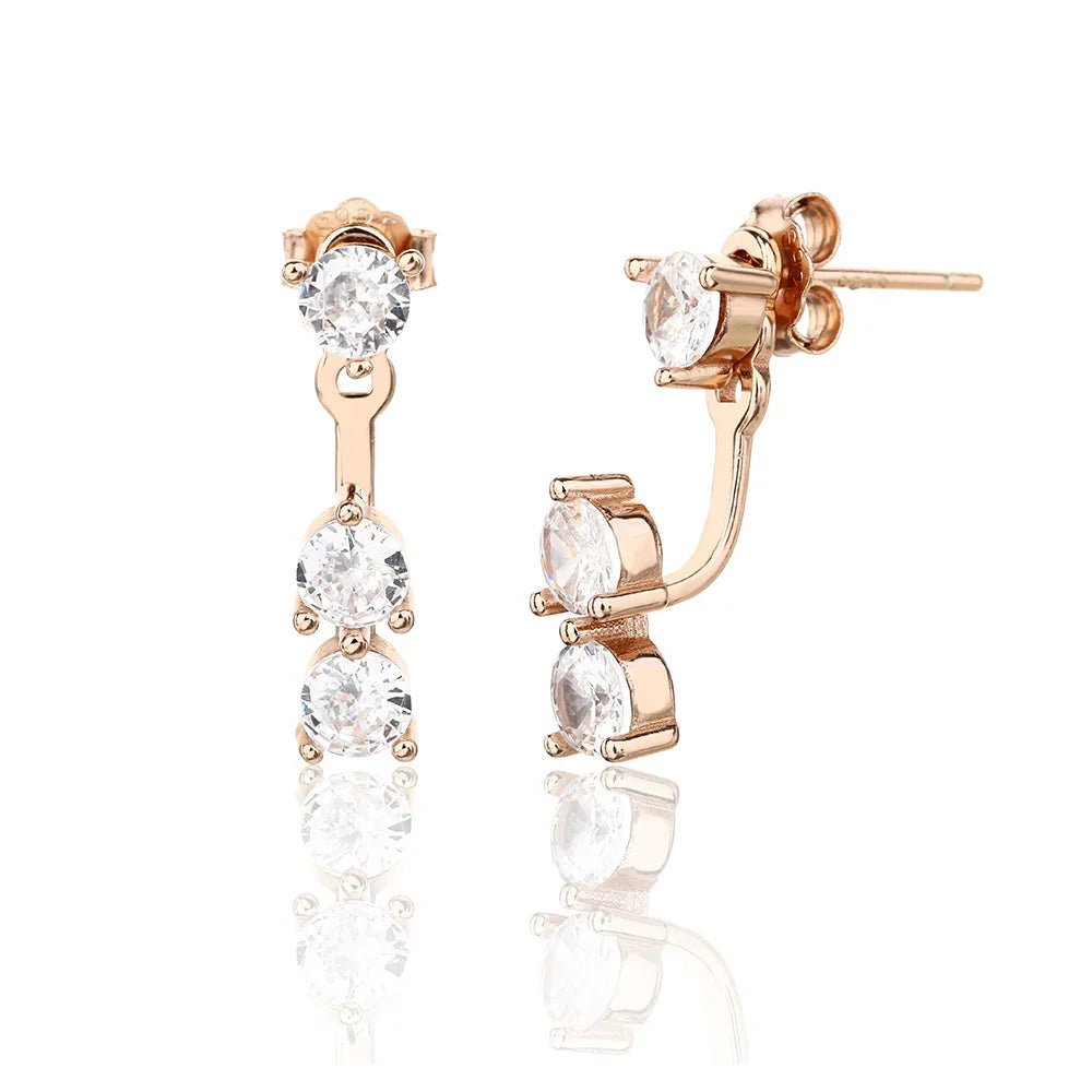עגילי ערב כסף 925 משובצים – יוקרה לאירועים - | Kalimira Jewelry | תכשיטי כסף Kalimira | إكسسوارات فضة Kalimira