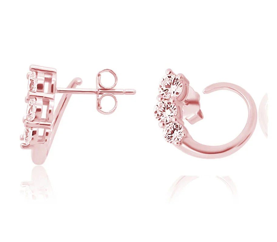 עגילי ערב כסף 925 משובצים – יוקרה לאירועים - | Kalimira Jewelry | תכשיטי כסף Kalimira | إكسسوارات فضة Kalimira