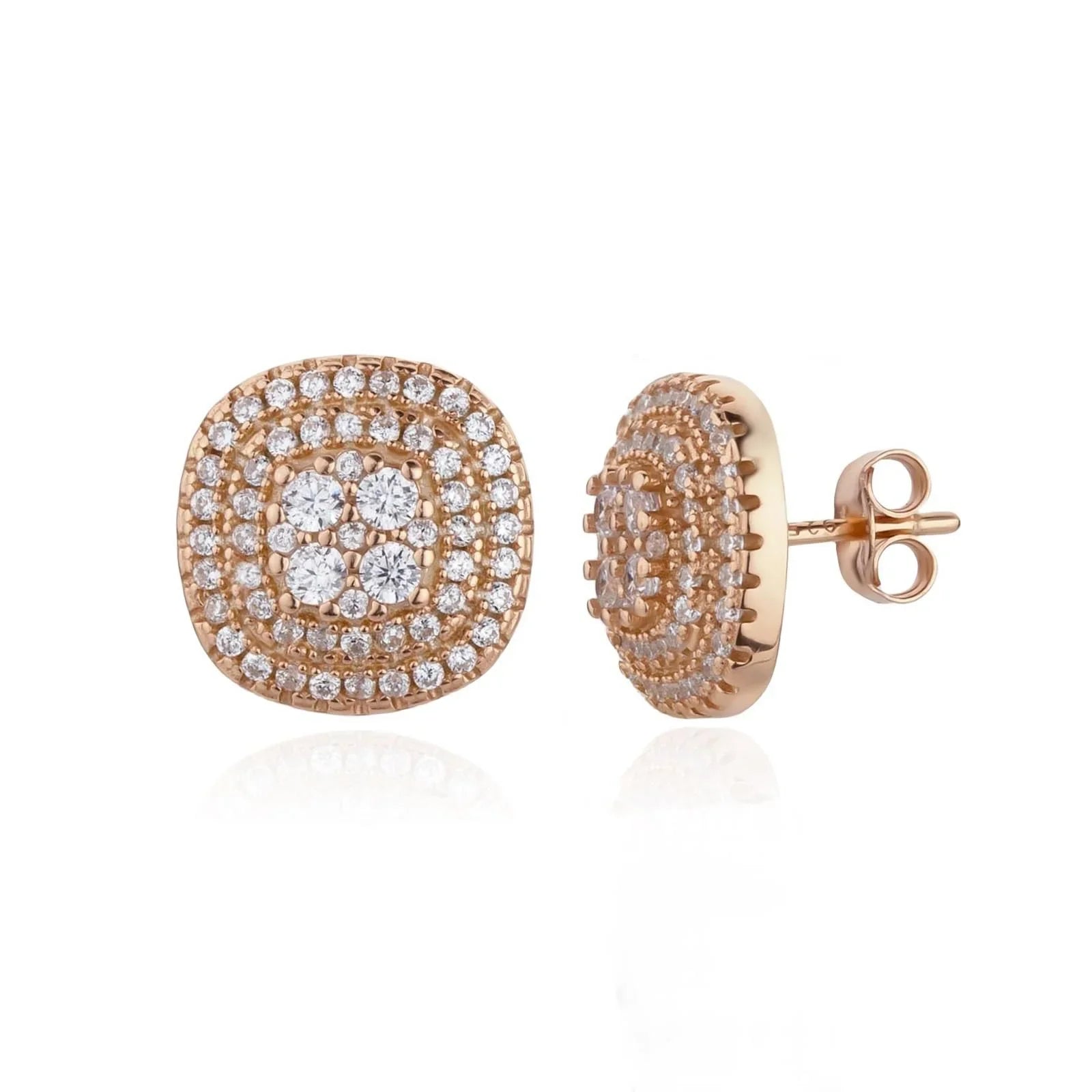 עגילי כסף 925 צמודים – מראה קלאסי ועדין - | Kalimira Jewelry | תכשיטי כסף Kalimira | إكسسوارات فضة Kalimira