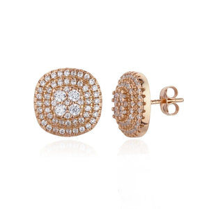 עגילי כסף 925 צמודים – מראה קלאסי ועדין - | Kalimira Jewelry | תכשיטי כסף Kalimira | إكسسوارات فضة Kalimira