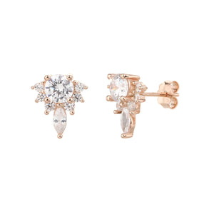 עגילי כסף 925 צמודים – מראה קלאסי ועדין - | Kalimira Jewelry | תכשיטי כסף Kalimira | إكسسوارات فضة Kalimira