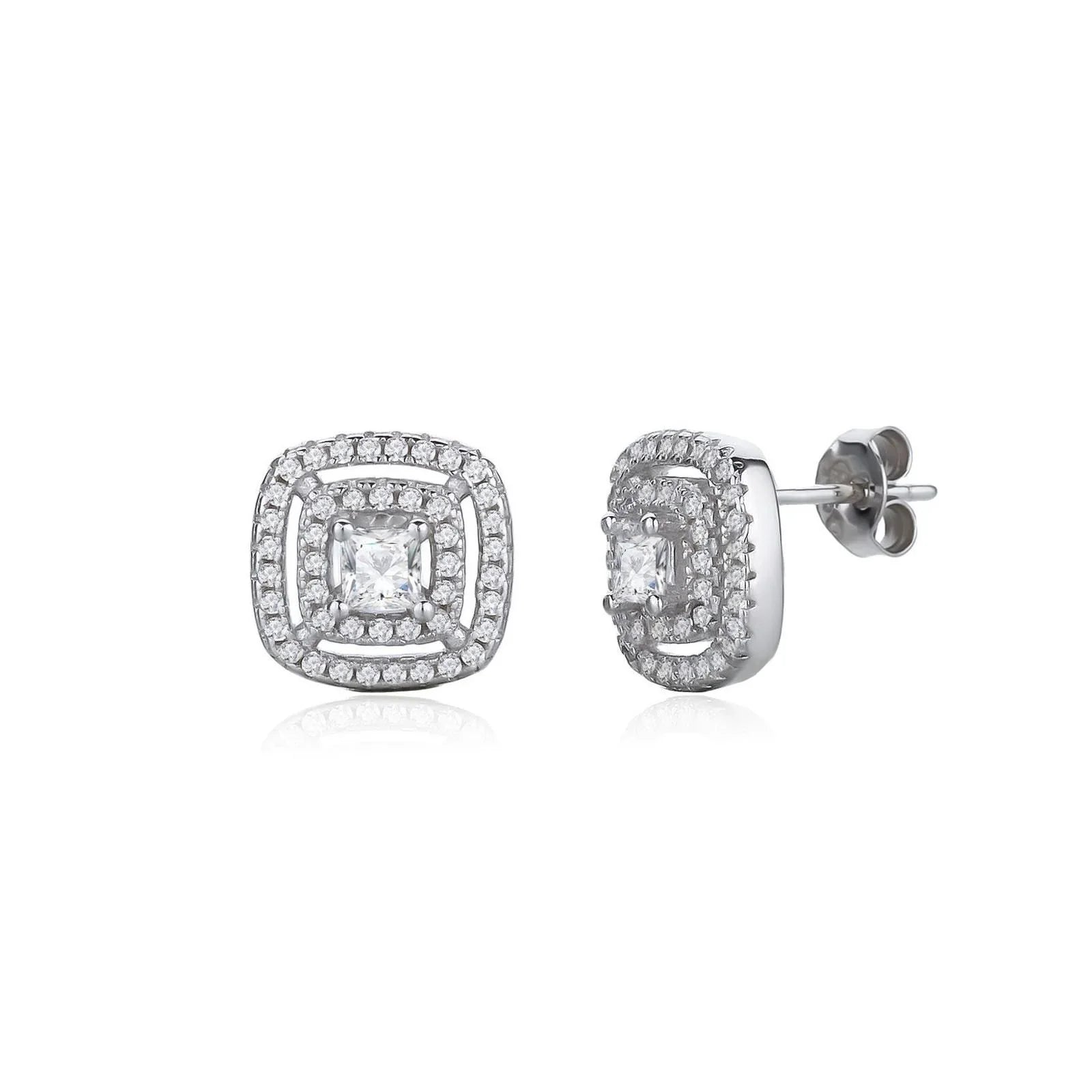 עגילי כסף 925 צמודים – מראה קלאסי ועדין - | Kalimira Jewelry | תכשיטי כסף Kalimira | إكسسوارات فضة Kalimira