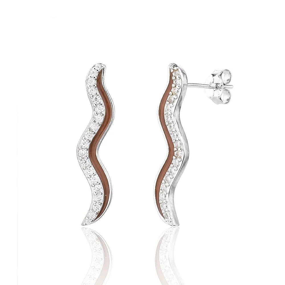 עגילי כסף 925 צמודים – מראה קלאסי ועדין - | Kalimira Jewelry | תכשיטי כסף Kalimira | إكسسوارات فضة Kalimira