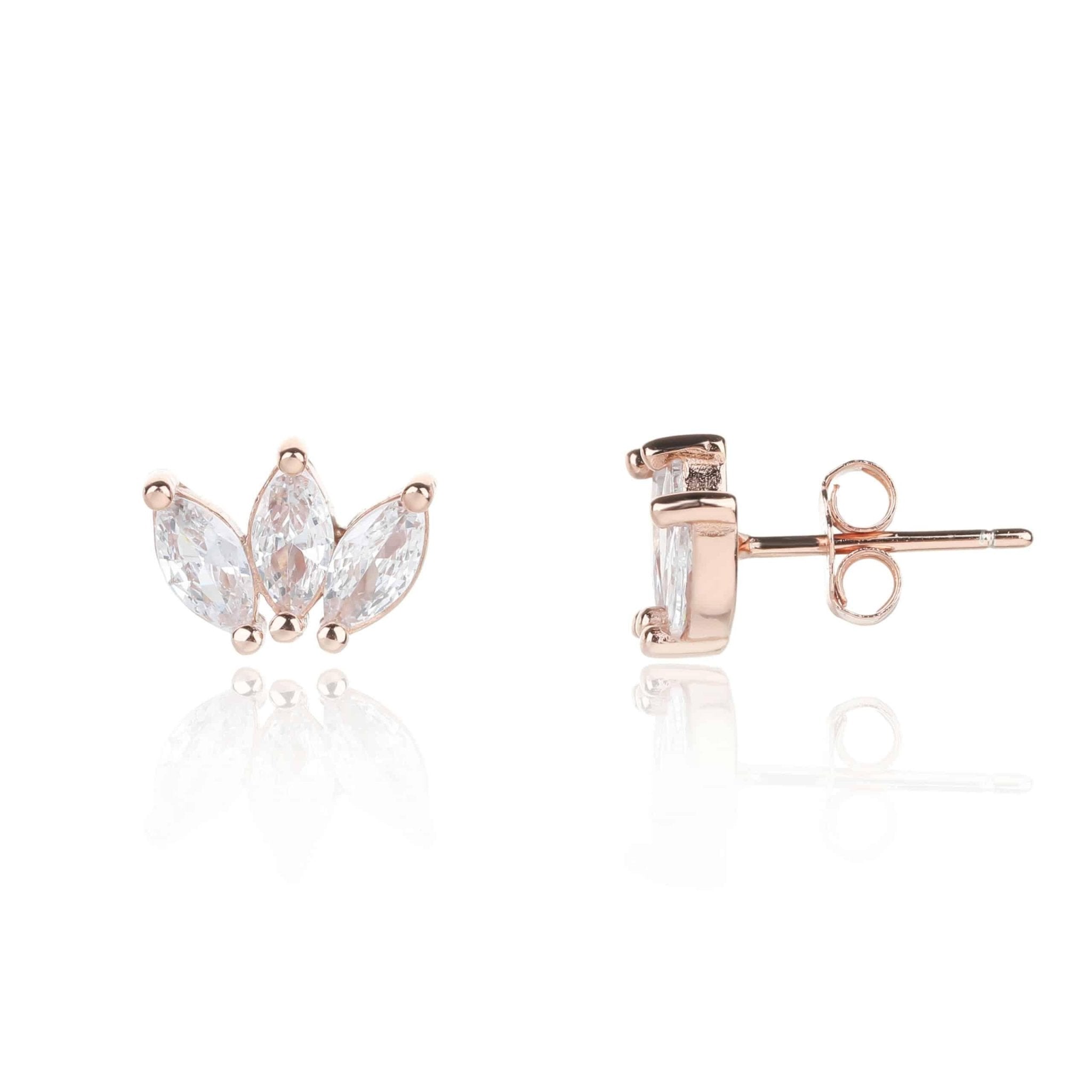 עגילי כסף 925 צמודים – מראה קלאסי ועדין - | Kalimira Jewelry | תכשיטי כסף Kalimira | إكسسوارات فضة Kalimira