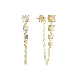 עגילי כסף 925 צמודים – מראה קלאסי ועדין - | Kalimira Jewelry | תכשיטי כסף Kalimira | إكسسوارات فضة Kalimira