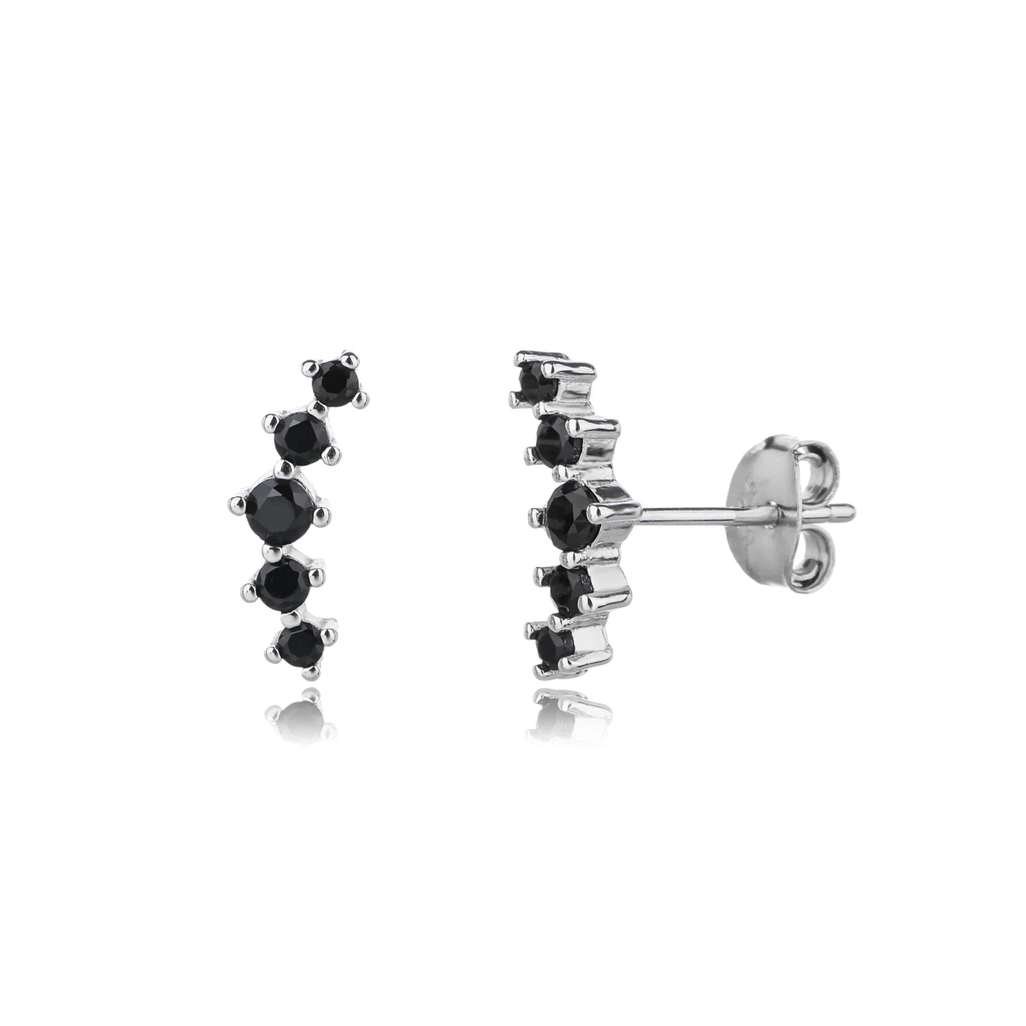 עגילי כסף 925 צמודים – מראה קלאסי ועדין - | Kalimira Jewelry | תכשיטי כסף Kalimira | إكسسوارات فضة Kalimira