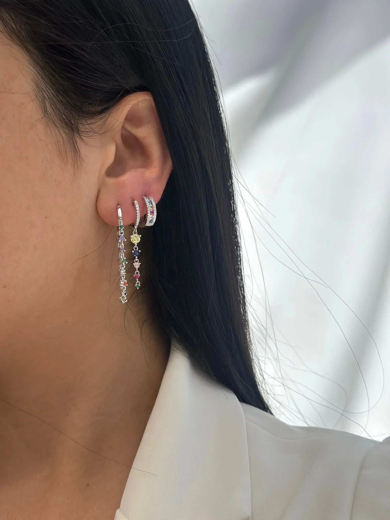 עגילי כסף 925 נופלים – אלגנטיות מתוחכמת - | Kalimira Jewelry | תכשיטי כסף Kalimira | إكسسوارات فضة Kalimira