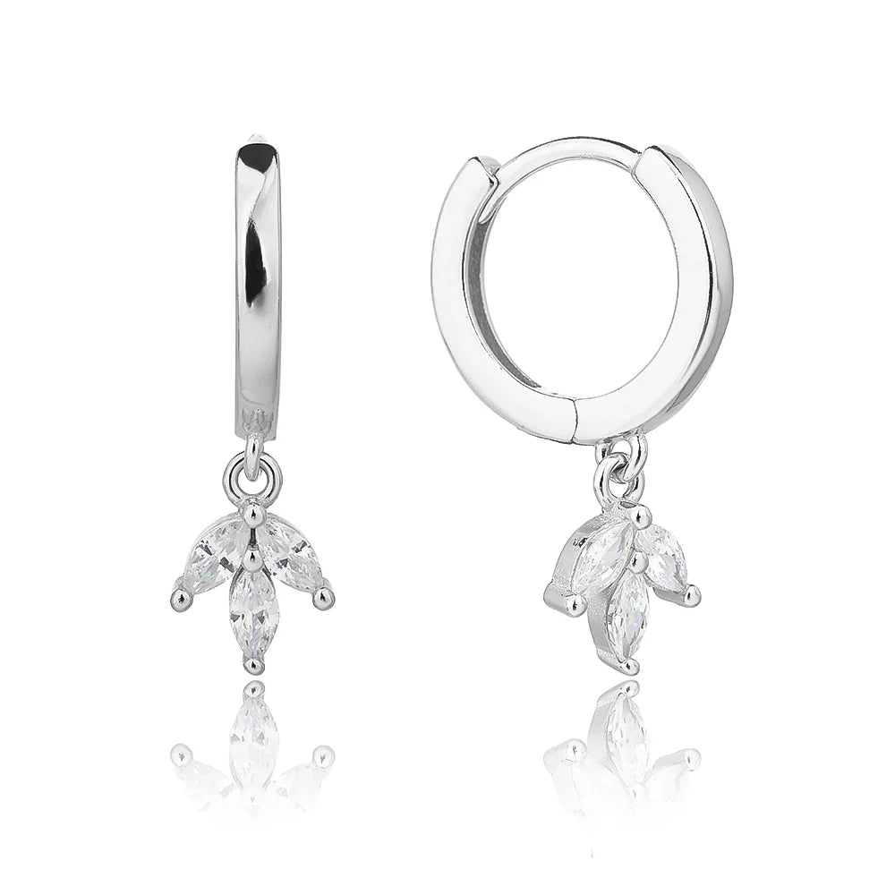 עגילי כסף 925 נופלים – אלגנטיות מתוחכמת - | Kalimira Jewelry | תכשיטי כסף Kalimira | إكسسوارات فضة Kalimira