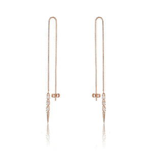 עגילי כסף 925 נופלים – אלגנטיות מתוחכמת - | Kalimira Jewelry | תכשיטי כסף Kalimira | إكسسوارات فضة Kalimira