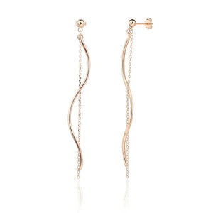 עגילי כסף 925 נופלים – אלגנטיות מתוחכמת - | Kalimira Jewelry | תכשיטי כסף Kalimira | إكسسوارات فضة Kalimira