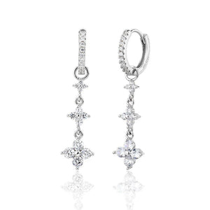 עגילי כסף 925 נופלים – אלגנטיות מתוחכמת - | Kalimira Jewelry | תכשיטי כסף Kalimira | إكسسوارات فضة Kalimira