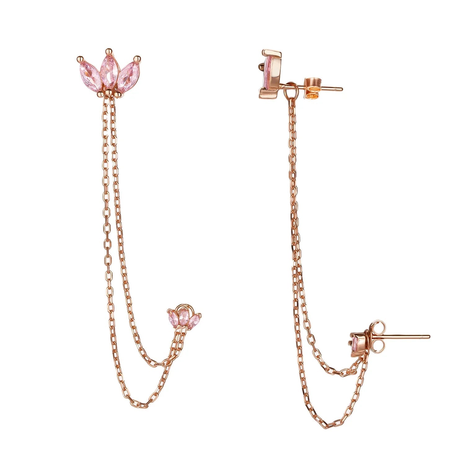 עגילי כסף 925 נופלים – אלגנטיות מתוחכמת - | Kalimira Jewelry | תכשיטי כסף Kalimira | إكسسوارات فضة Kalimira