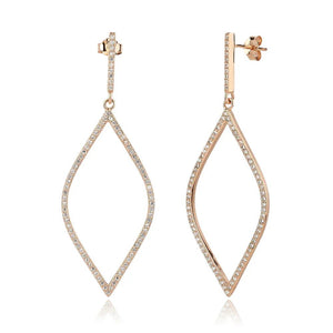 עגילי כסף 925 נופלים – אלגנטיות מתוחכמת - | Kalimira Jewelry | תכשיטי כסף Kalimira | إكسسوارات فضة Kalimira