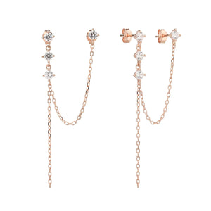 עגילי כסף 925 נופלים – אלגנטיות מתוחכמת - | Kalimira Jewelry | תכשיטי כסף Kalimira | إكسسوارات فضة Kalimira