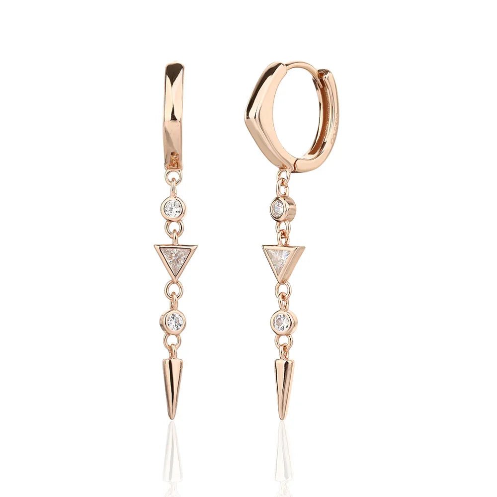 עגילי כסף 925 נופלים – אלגנטיות מתוחכמת - | Kalimira Jewelry | תכשיטי כסף Kalimira | إكسسوارات فضة Kalimira