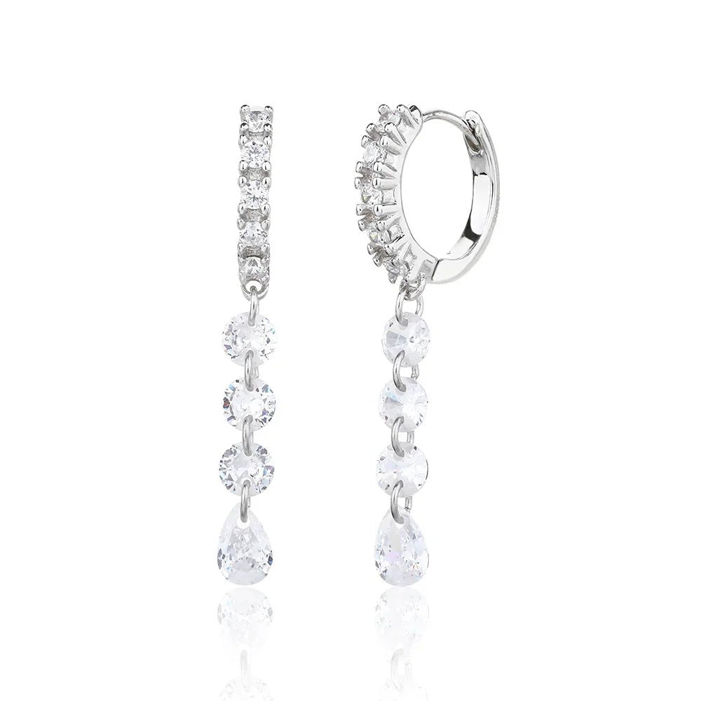 עגילי כסף 925 נופלים – אלגנטיות מתוחכמת - | Kalimira Jewelry | תכשיטי כסף Kalimira | إكسسوارات فضة Kalimira