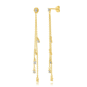 עגילי כסף 925 נופלים – אלגנטיות מתוחכמת - | Kalimira Jewelry | תכשיטי כסף Kalimira | إكسسوارات فضة Kalimira