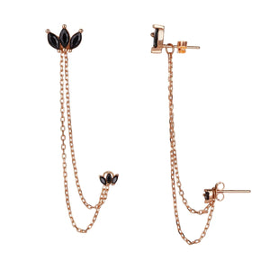 עגילי כסף 925 נופלים – אלגנטיות מתוחכמת - | Kalimira Jewelry | תכשיטי כסף Kalimira | إكسسوارات فضة Kalimira