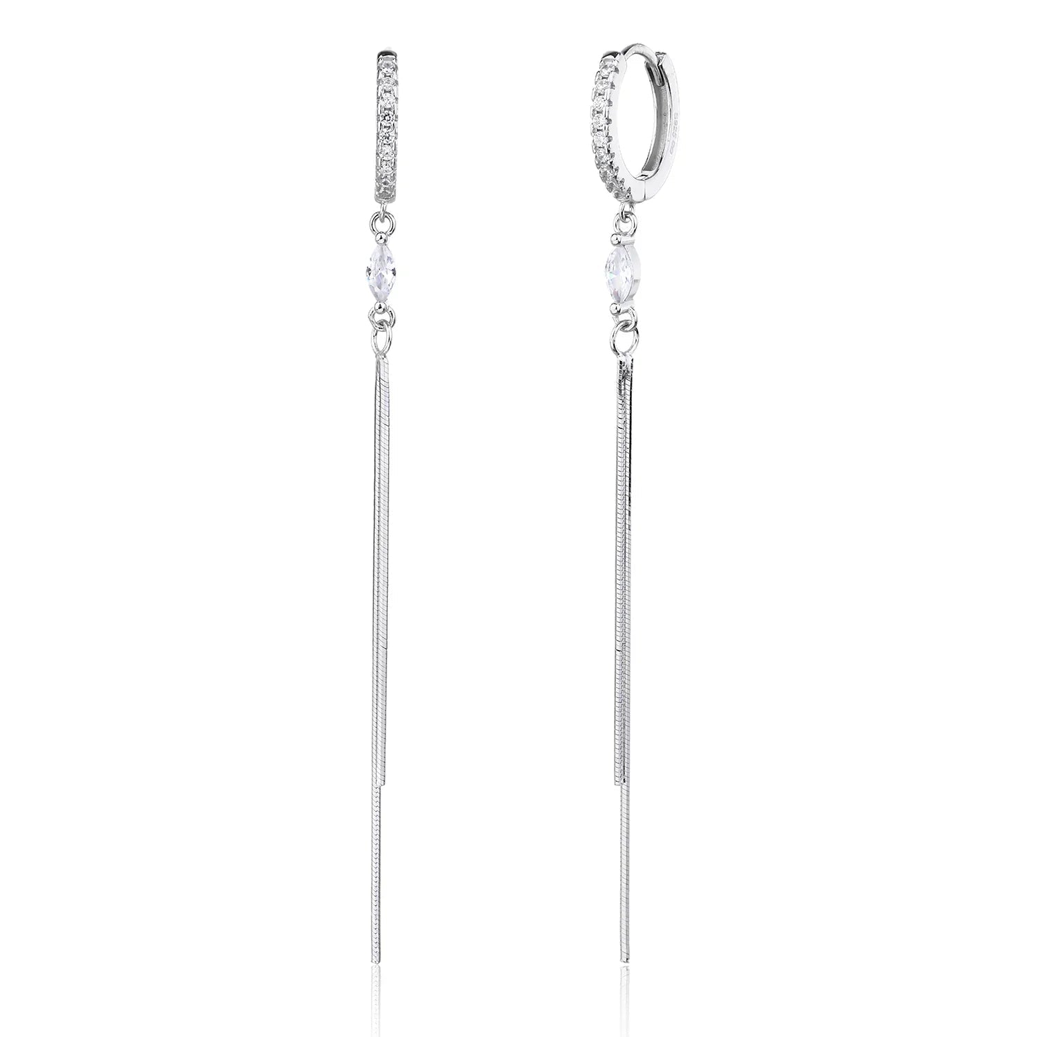 עגילי כסף 925 נופלים – אלגנטיות מתוחכמת - | Kalimira Jewelry | תכשיטי כסף Kalimira | إكسسوارات فضة Kalimira