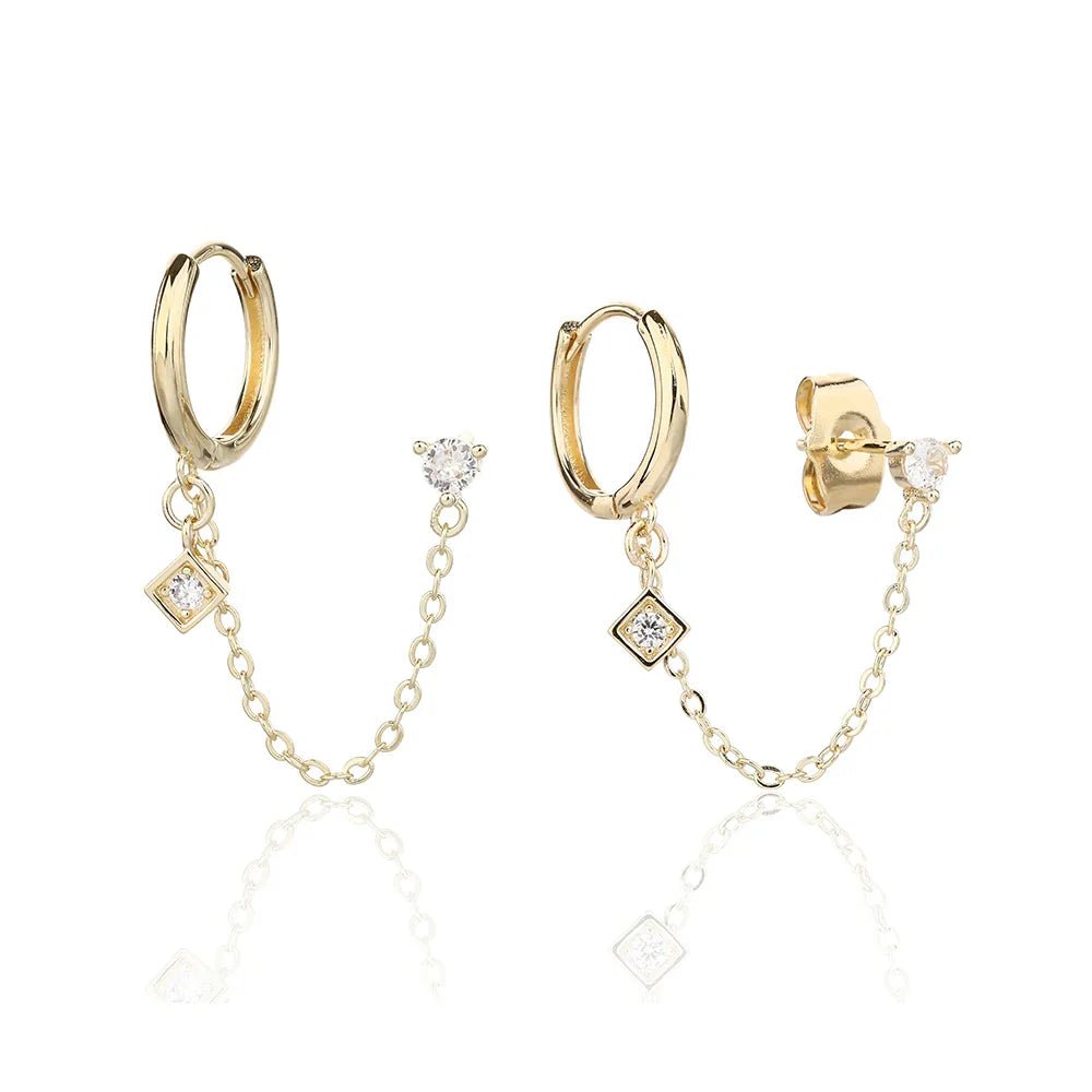 עגילי כסף 925 נופלים – אלגנטיות מתוחכמת - | Kalimira Jewelry | תכשיטי כסף Kalimira | إكسسوارات فضة Kalimira