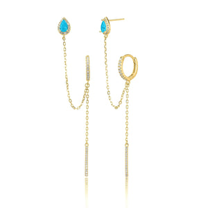 עגילי כסף 925 נופלים – אלגנטיות מתוחכמת - | Kalimira Jewelry | תכשיטי כסף Kalimira | إكسسوارات فضة Kalimira