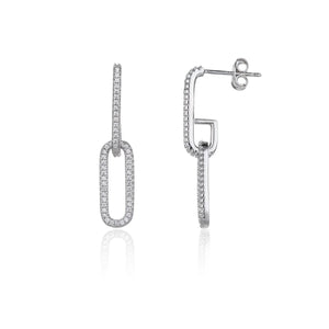 עגילי כסף 925 נופלים – אלגנטיות מתוחכמת - | Kalimira Jewelry | תכשיטי כסף Kalimira | إكسسوارات فضة Kalimira