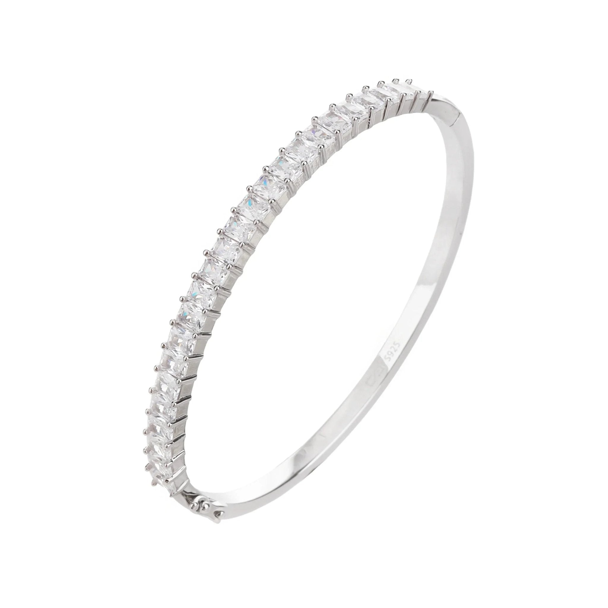 צמיד קשיח כסף 925 – מראה מינימליסטי - | Kalimira Jewelry | תכשיטי כסף Kalimira | إكسسوارات فضة Kalimira