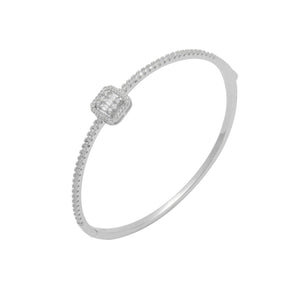 צמיד קשיח כסף 925 – מראה מינימליסטי - | Kalimira Jewelry | תכשיטי כסף Kalimira | إكسسوارات فضة Kalimira