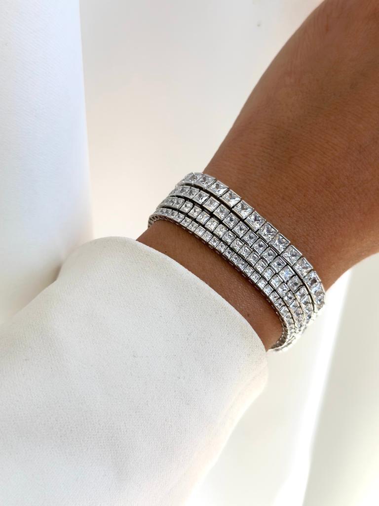 צמיד טניס כסף 925 משובץ זירקון – יוקרה נצחית - | Kalimira Jewelry | תכשיטי כסף Kalimira | إكسسوارات فضة Kalimira