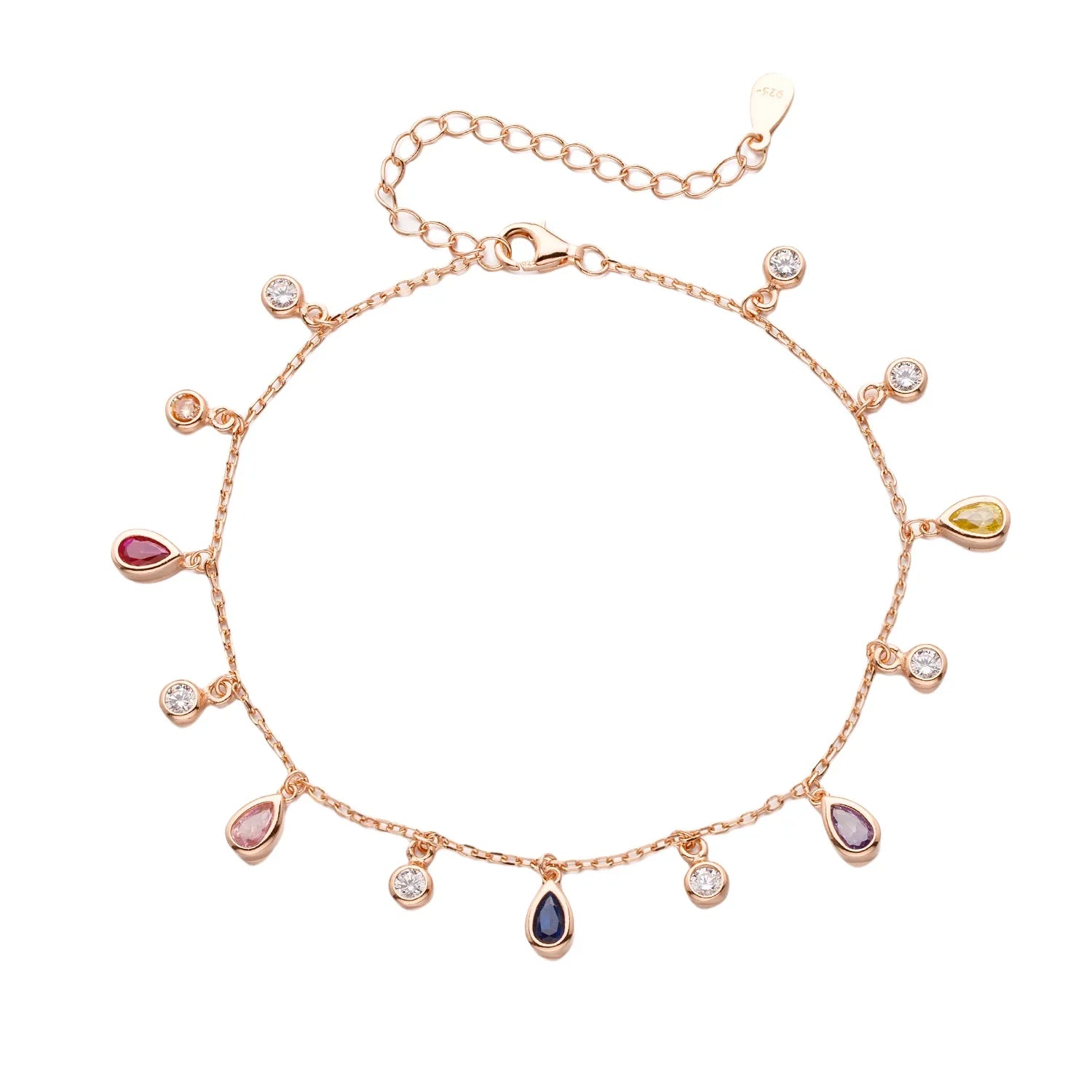 צמיד רגל כסף 925 עם תליון עדין – סטייל קיצי - | Kalimira Jewelry | תכשיטי כסף Kalimira | إكسسوارات فضة Kalimira