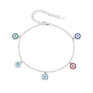 צמיד רגל כסף 925 עם תליון עדין – סטייל קיצי - | Kalimira Jewelry | תכשיטי כסף Kalimira | إكسسوارات فضة Kalimira