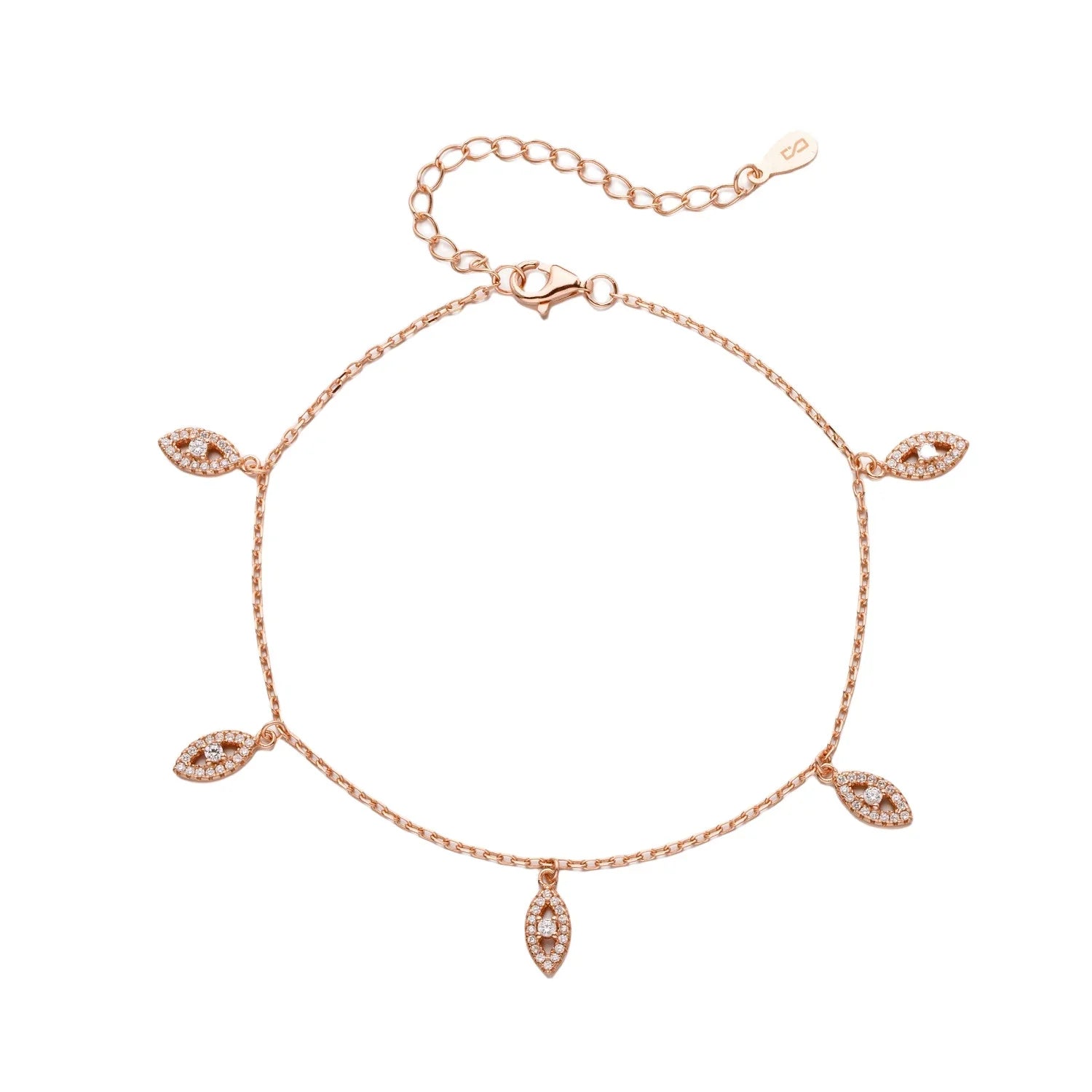 צמיד רגל כסף 925 עם תליון עדין – סטייל קיצי - | Kalimira Jewelry | תכשיטי כסף Kalimira | إكسسوارات فضة Kalimira