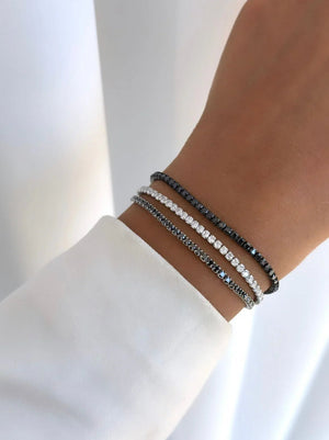 צמיד שרשרת כסף 925 – עיצוב אלגנטי יומיומי - | Kalimira Jewelry | תכשיטי כסף Kalimira | إكسسوارات فضة Kalimira