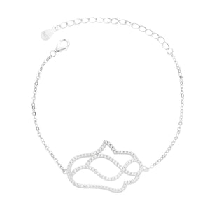 צמיד שרשרת כסף 925 – עיצוב אלגנטי יומיומי - | Kalimira Jewelry | תכשיטי כסף Kalimira | إكسسوارات فضة Kalimira