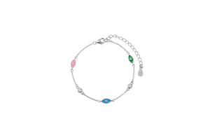 צמיד שרשרת כסף 925 – עיצוב אלגנטי יומיומי - | Kalimira Jewelry | תכשיטי כסף Kalimira | إكسسوارات فضة Kalimira