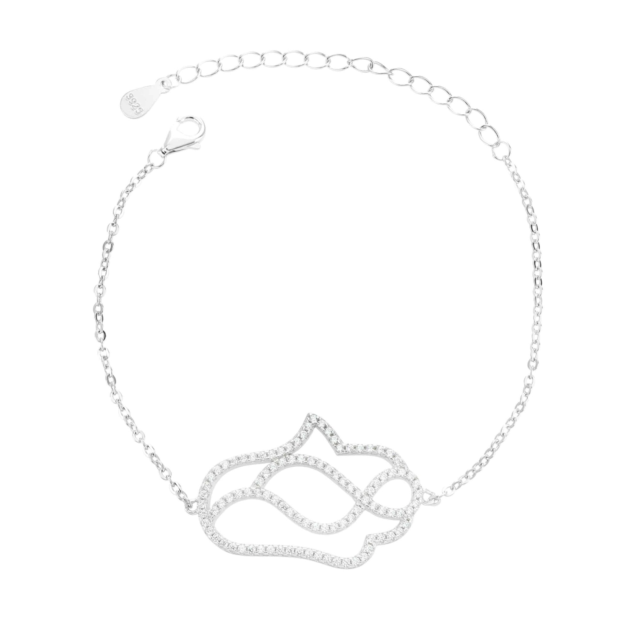 צמיד שרשרת כסף 925 – עיצוב אלגנטי יומיומי - | Kalimira Jewelry | תכשיטי כסף Kalimira | إكسسوارات فضة Kalimira