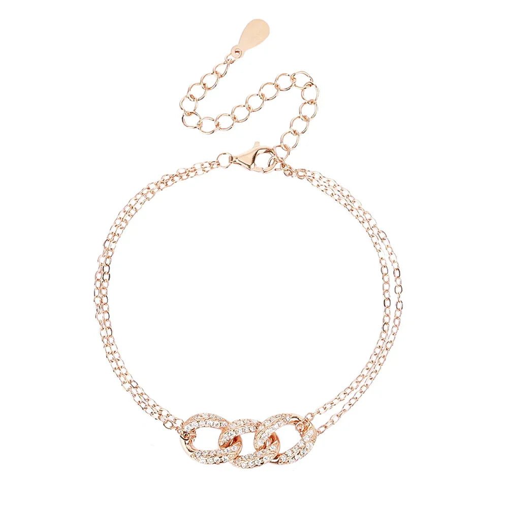 צמיד שרשרת כסף 925 – עיצוב אלגנטי יומיומי - | Kalimira Jewelry | תכשיטי כסף Kalimira | إكسسوارات فضة Kalimira