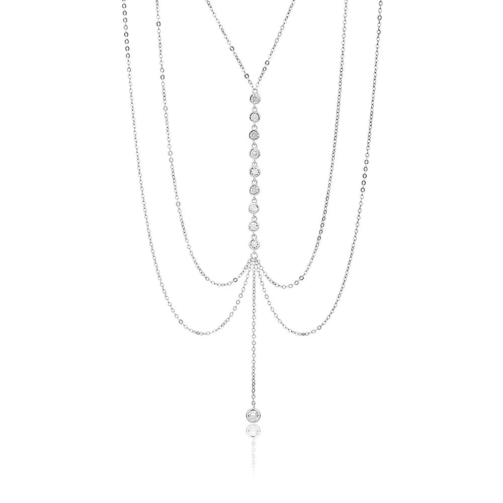 שרשרת בטן כסף 925 – סטייל קיצי ייחודי - | Kalimira Jewelry | תכשיטי כסף Kalimira | إكسسوارات فضة Kalimira